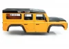 Fastrax 1:10 Ranger XL Land Rover Style Hard Body + Interior Set - 313mm WB - Orange