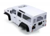 Fastrax 1:10 Ranger XL Land Rover Style Hard Body + Interior Set - 313mm WB - White