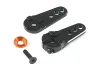 Fastrax 23T Black Aluminium 3-In-1 Servo Horn (Ko/Sanwa)