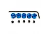 Fastrax Aluminium Collets (4) Blue