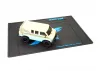 Fastrax HD Rubber Pit Mat - Black 62 x 42cm