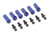 Fastrax Ball Cups (6) Blue W/Ball Studs