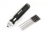 Fastrax Interchangeable Hex Driver Set .050/1:16/5/64/3/32