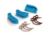 Fastrax Blue Aluminium. Lightweight Clutch Shoe (Inc 1.0 + 1.1mm Springs)