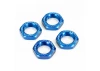 1:8 Buggy Wheel Nuts - 1.0 Pitch - Blue (4)