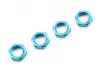1:8 Buggy Wheel Nuts - 1.0 Pitch - Blue (4)