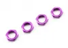 1:8 Buggy Wheel Nuts - 1.0 Pitch - Purple (4)
