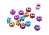 M3 Nyloc Nuts (6) - Silver