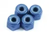 M3 Nyloc Nuts (6) - Silver