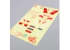 Flight Lab Toys HoverCross Decal Sheet (Red)