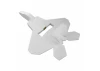 Flite Test Mini F-22 Raptor Speed Build Kit with Maker Foam (508mm)
