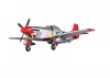 FMS P-51D Mustang V8 1450mm Red Tail - ARTF With Reflex Gyro