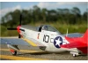 FMS P-51D Mustang V8 1450mm Red Tail - ARTF With Reflex Gyro