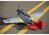 FMS P-51D Mustang V8 1450mm Red Tail - ARTF With Reflex Gyro