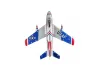 FMS F-86 Skyblazer 80mm EDF - PNP Blue