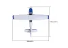 FMS Cessna 182 1500mm - PNP Red