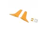 FMS Landing Gear Dashboard (Yellow) (for 800mm Beaver)