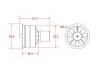FMS 50mm Ducted Fan System 11-Blade W/2627-Kv4500 Motor