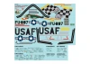 FMS 80mm F-86 Sabre The Huff Sticker