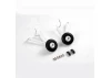 FMS 64mm F-16 Main Landing Gear Set (Left + Right) - Grey
