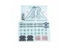 FMS 64mm F-16 Decal Sheet - Blue Angels