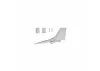 FMS Cessna 182 (V2) Rudder (Blue)