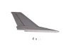 FMS F-16C Fighting Falcon 70mm Vertical Stabilizer