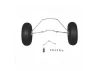 FMS 1700mm Pa-Supercub Front Landing Gear Set