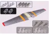 FMS 1700mm P51 Main Wing Set - Red Tail