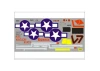 FMS 1700mm P51 Decals - Red Tail