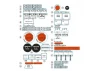 FMS P51 V7/V8 Detail Decal Sheet