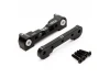 Fastrax Aluminium Front Lower Suspension Mounts - Arrma Kraton / Outkast / Senton / Typhon - Black