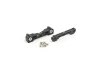 Fastrax Aluminium Front Lower Suspension Mounts - Arrma Kraton / Outkast / Senton / Typhon - Black