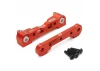 Fastrax Aluminium Front Lower Suspension Mounts - Arrma Kraton / Outkast / Senton / Typhon - Red