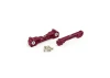 Fastrax Aluminium Front Lower Suspension Mounts - Arrma Kraton / Outkast / Senton / Typhon - Red