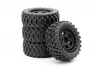 Fastrax Arrma Grom Wheel/Tyre 1:18 Set (4Pc)
