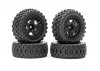 Fastrax Arrma Grom Wheel/Tyre 1:18 Set (4Pc)