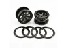 Fastrax 8 Spoke 2.2 Alloy Beadlock Wheels For Axial Wraith - 1 Pair