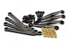 Fastrax FCX24 Black Brass Suspension Link Rods (8Pc)