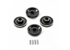 Fastrax FCX24 Black Brass Wheel Counterweights (4Pc)