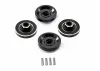 Fastrax FCX24 Black Brass Wheel Counterweights (4Pc)