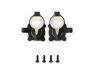 Fastrax FCX24 Black Brass Steering Arm Housing (2Pc)