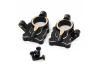Fastrax FCX24 Black Brass Steering Arm Housing (2Pc)