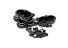 Fastrax FCX24 Black Brass Axle Housing Covers (4Pc)