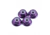 Fastrax M2 Purple Flanged Locknuts 4Pcs