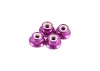Fastrax M4 Purple Flanged Locknuts
