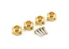 Fastrax TRX-4 Brass Hex Wheel Hub (4)