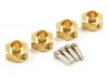 Fastrax TRX-4 Brass Hex Wheel Hub (4)