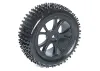 FTX Vantage Front Buggy Tyres Mounted on Black Wheels - 1 Pair