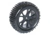 FTX Vantage Front Buggy Tyres Mounted on Black Wheels - 1 Pair